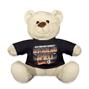 Germany Matchday Soccer Fan Soccer - Teddy Bear - black - Front