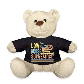 Marching Band Brass Band Low Brass Supremacy - Teddy Bear - black - Front