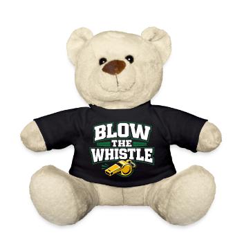 Soccer Training Youth Sports Coach - Teddy Bear - black - Front