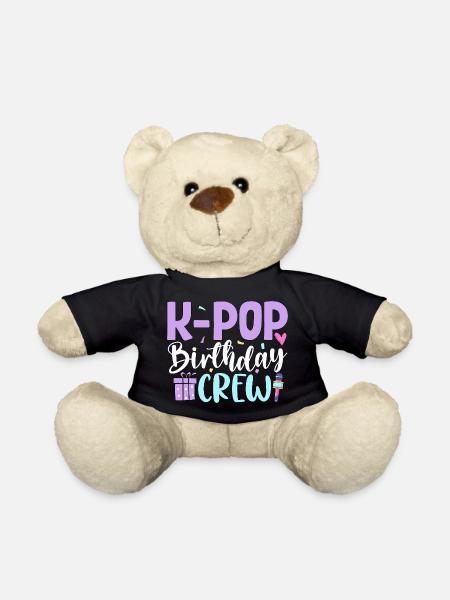 K Pop Birthday Crew - Teddy - Schwarz