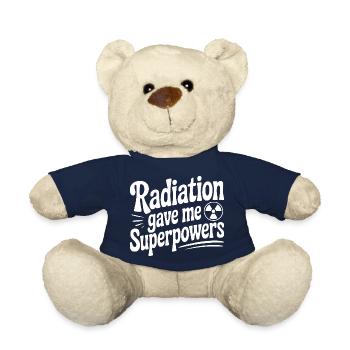 Radiation Gave Me Superpowers - Teddy Bear - french navy - Front