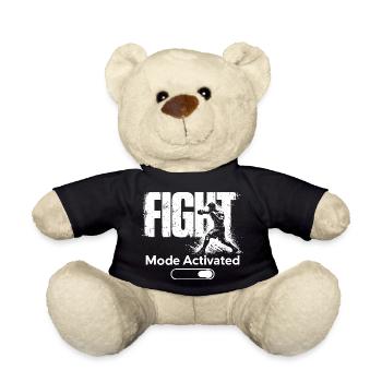 Mode combat Chemise activée Boxe de gym Fighter - Nounours - noir - Devant