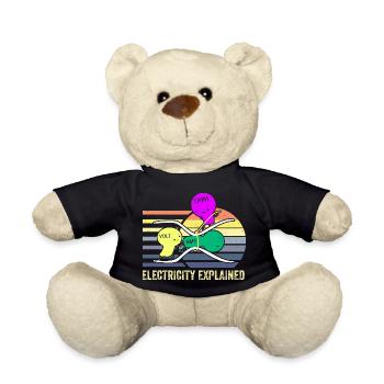 Elektrizitätstrio: Ohm Amp Volt - Teddy - Schwarz - Vorne