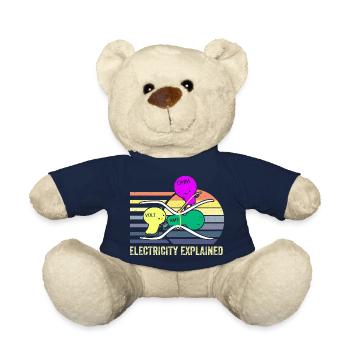 Trio Électricité : Ohm Amp-Volt - Nounours - bleu marine - Devant