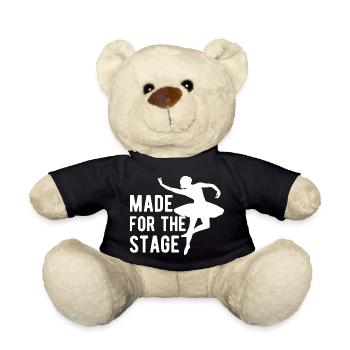 Theater Made For The Stage Actor Musical Design - Teddy Bear - black - Front