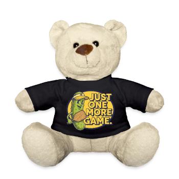 Pickleball Lustiger Spieler Nur noch ein Spiel Liebe - Teddy - Schwarz - Vorne