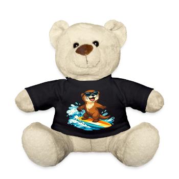 Lunettes de soleil Otter Surfer - Nounours - noir - Devant