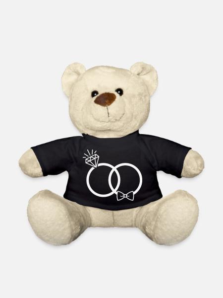 Eheringe - Teddy - Schwarz