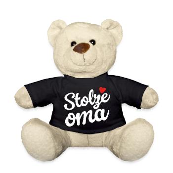 Stolze Oma - Teddy - Schwarz - Vorne