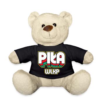 Piła Wlkp. Name der Stadt im Retro-Stil - Teddy - Schwarz - Vorne