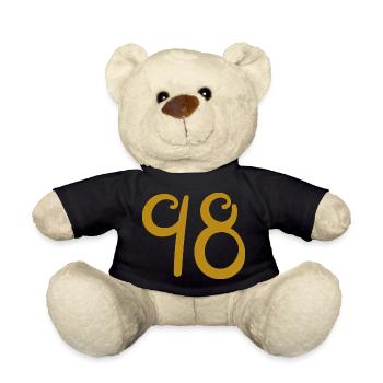 98 - Teddy Bear - black - Front