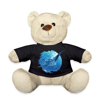 Rays Manta Rays - Teddy Bear - black - Front
