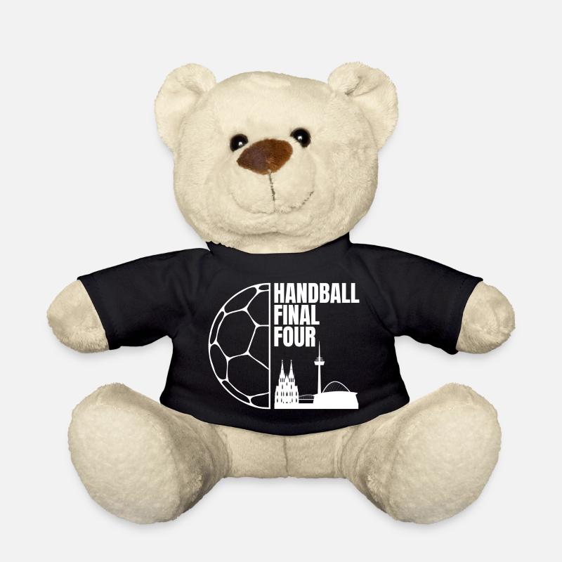Handball Final Four Skyline - Teddy Bear - black