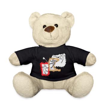 Dynamischer Ballspieler - Teddy - Schwarz - Vorne