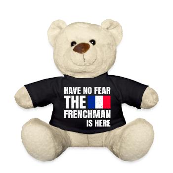 N’aie pas crainte, le Français est là Franzose - Nounours - noir - Devant