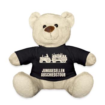 Junggesellenabschied Traktor - JGA - Teddy - Schwarz - Vorne