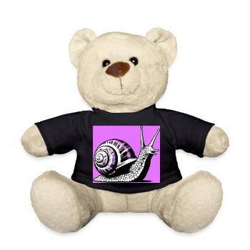 Escargot - Nounours - noir - Devant