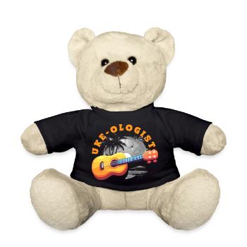 Lustiges Ukulele Designs Und Sprüche - Teddy - Schwarz - Vorne