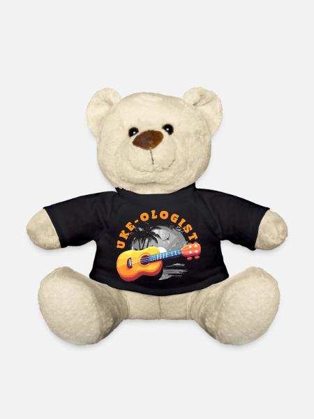 Lustiges Ukulele Designs Und Sprüche - Teddy - Schwarz