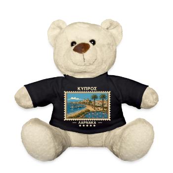 Zypern Larnaka Vintage Reisemarke - Teddy - Schwarz - Vorne