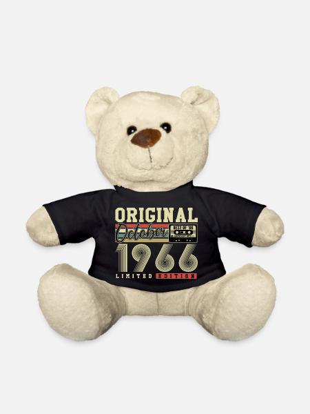 Original Oktober 1966 – 60. Geburtstag Retro - Teddy - Schwarz