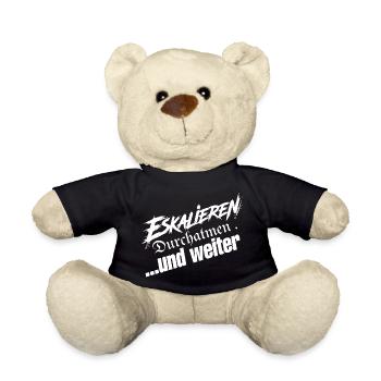Einfach Weitermachen - Teddy - Schwarz - Vorne