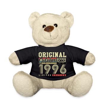 Original October 1996 – 30th Birthday Retro - Teddy Bear - black - Front