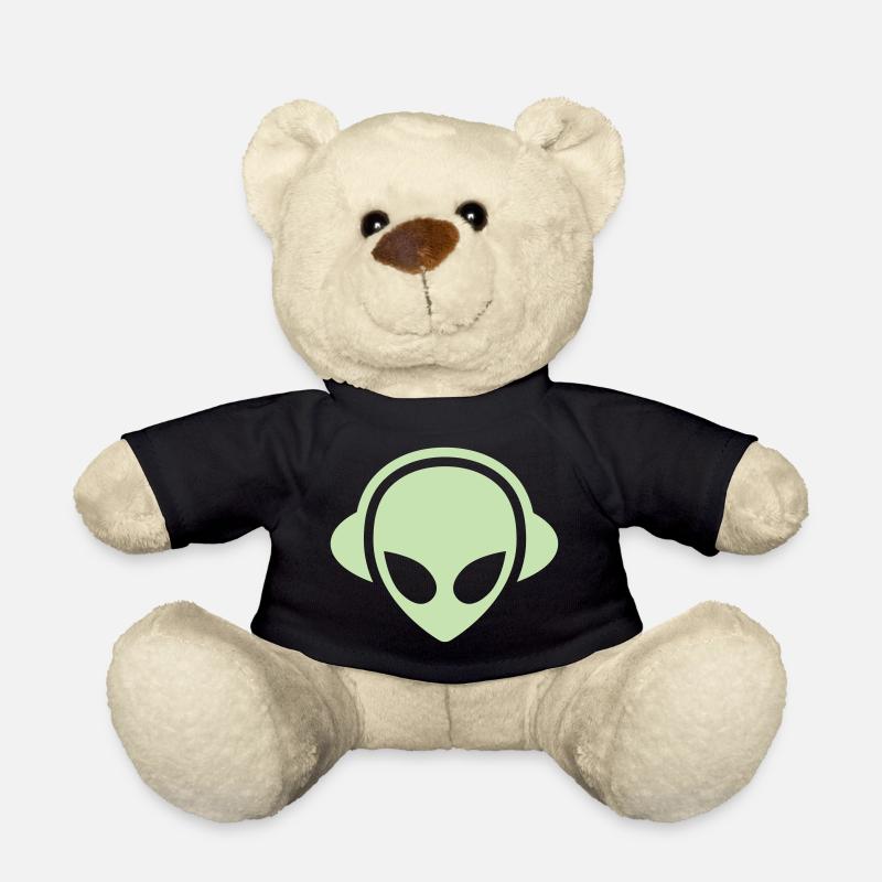 Alien Kopfhörer Glow in the dark - Teddy - Schwarz