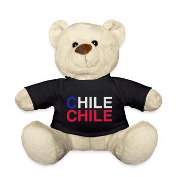 CHILE Flagge - Teddy - Schwarz - Vorne