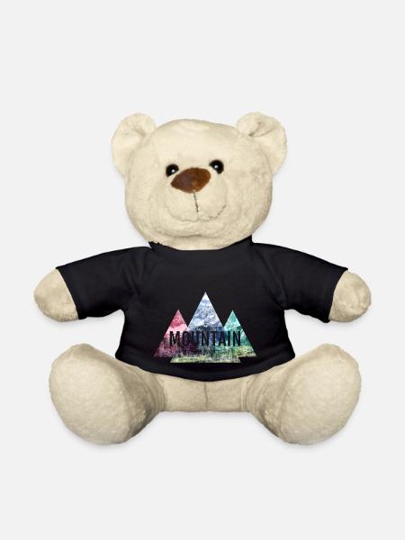 Klettern Natur Berge Bergsteiger Spruch Geschenk - Teddy - Schwarz