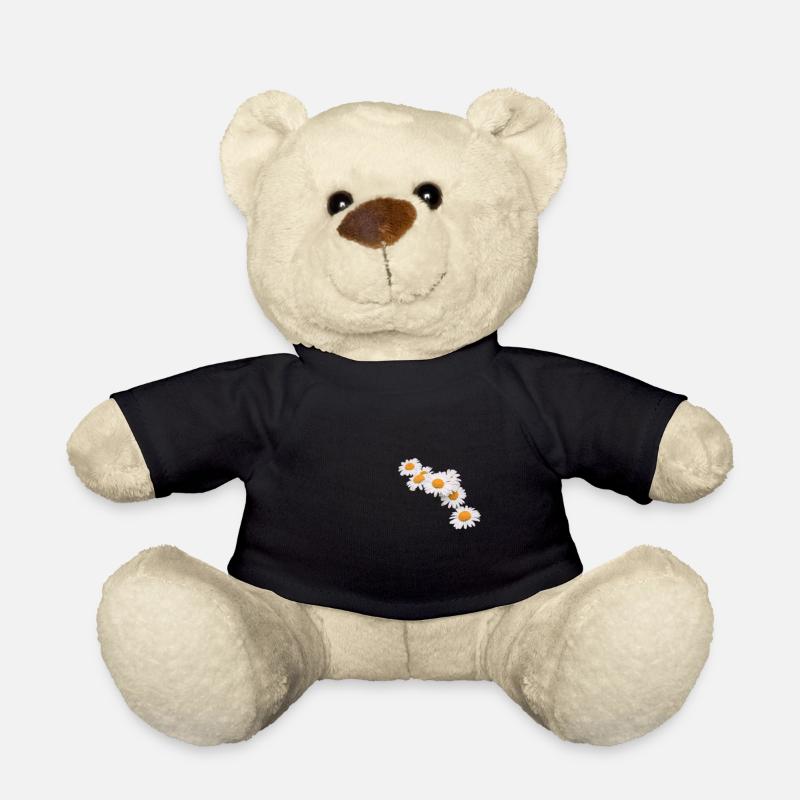 Blumenkranz aus Margeriten - Teddy - Schwarz