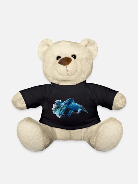 Siamesischer Kampffisch - Siam Betta - Teddy - Schwarz