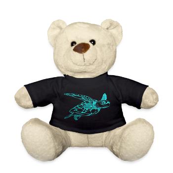 Tortue Plongée Dive Diving Scuba - Nounours - noir - Devant