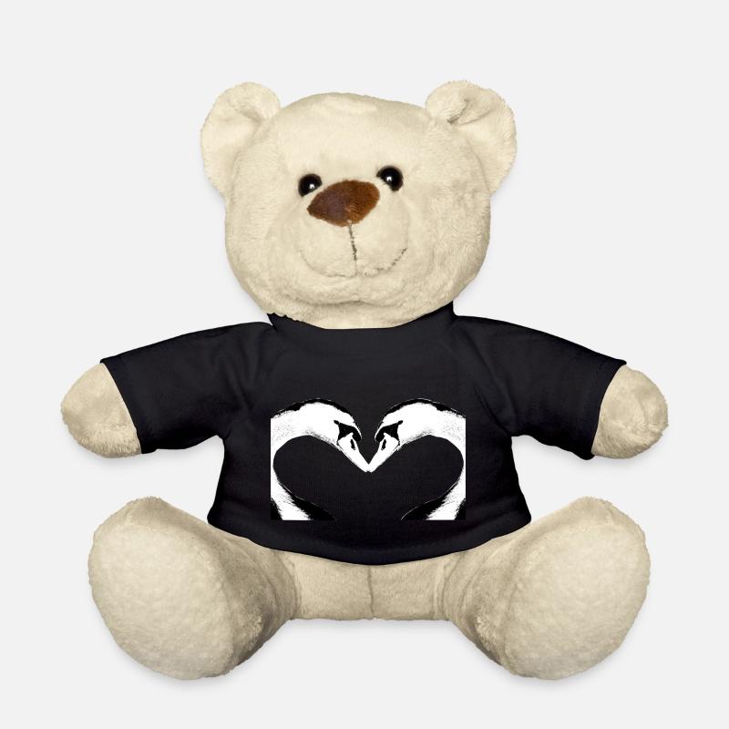 Schwan - Teddy - Schwarz
