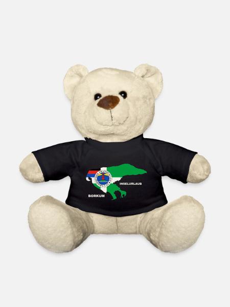Borkum Urlaub Nordsee Holiday - Teddy - Schwarz