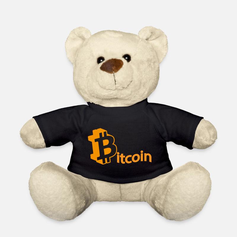 Bitcoin Krypto - Teddy - Schwarz