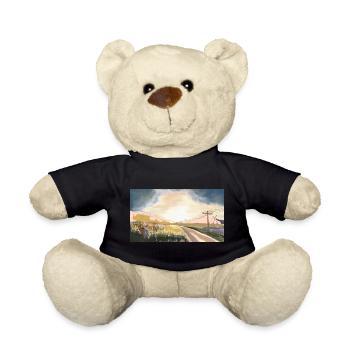 a country road - Teddy Bear - black - Front