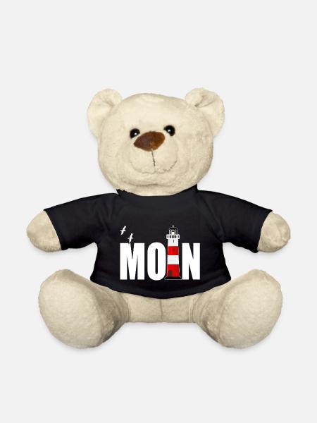 Moin Leuchtturm Hamburg Ahoi Möven - Teddy - Schwarz