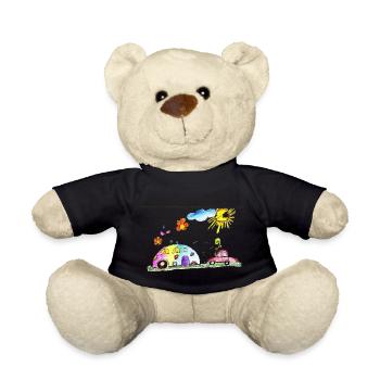 Camping-Caravan en voiture - Nounours - noir - Devant