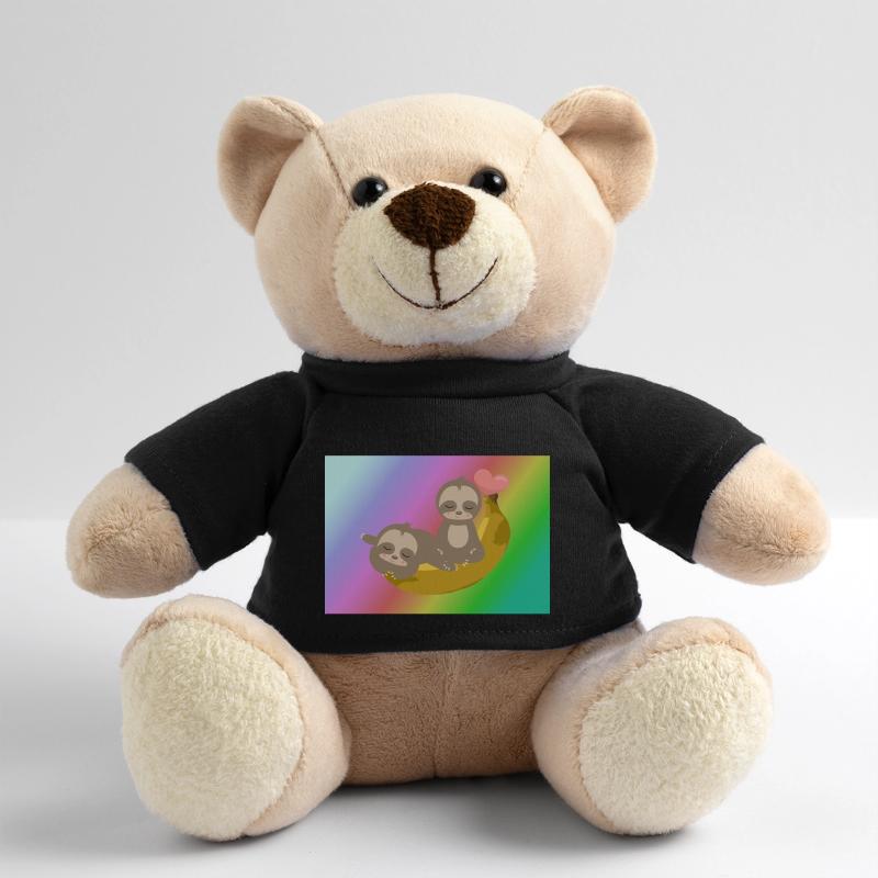 Chilling sloths. Lunch box, coasters, stickers Teddy Bear