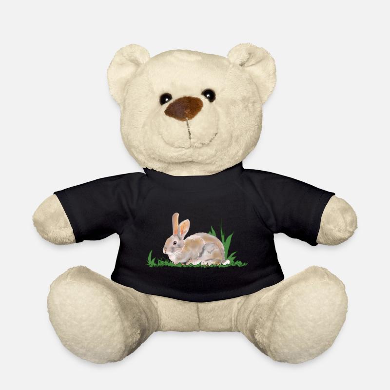 Lapin, lapin, printemps - Nounours - noir