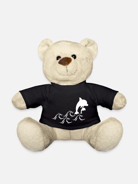 Dauphins - Nounours - noir