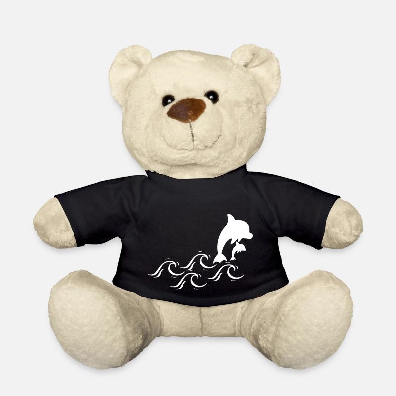 Dauphins - Nounours - noir