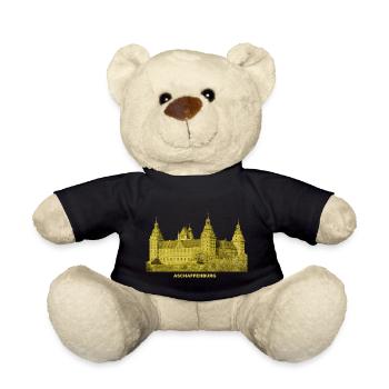 Aschaffenburg Castle Johannisburg Franconia Bavaria - Teddy Bear - black - Front