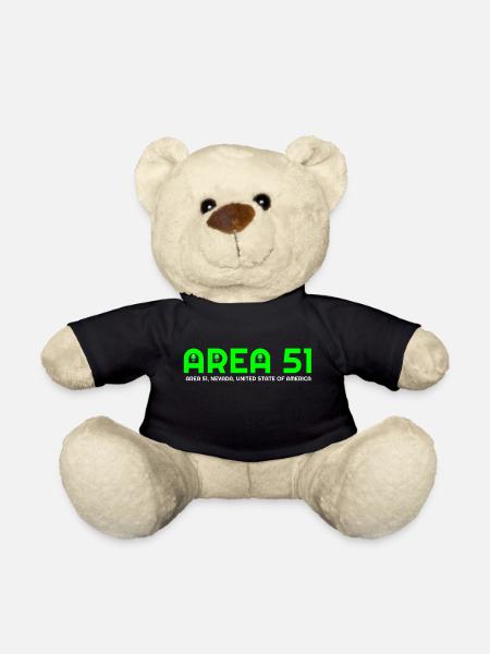 Aliens, Alien-T-Shirts, Alien Hoodies, Alien - Teddy - Schwarz