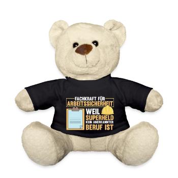 Fachkraft Arbeitssicherheit Sifa Sicherheitskraft - Teddy - Schwarz - Vorne