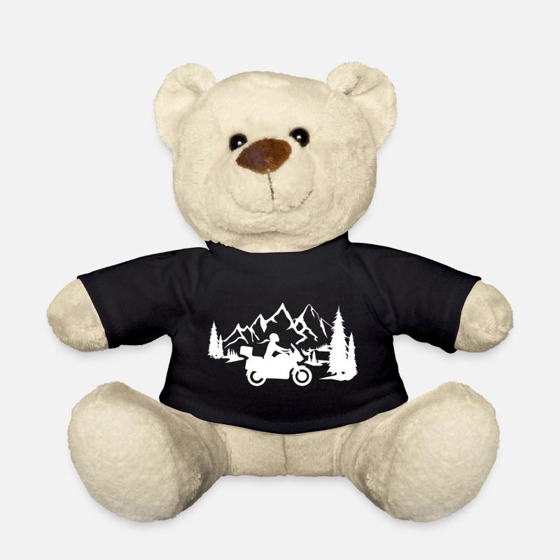 Reisemotorrad Berge Frau Tourer Reiseenduro Berg - Teddy - Schwarz
