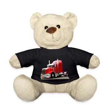 American retro truck - Teddy Bear - black - Front