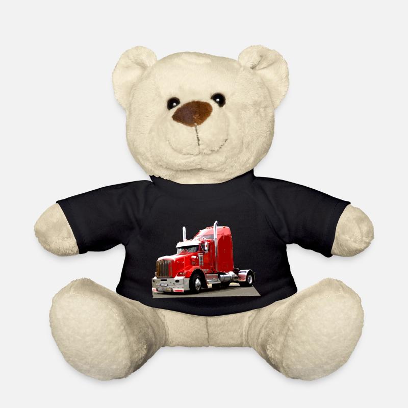 camion rétro américain - Nounours - noir