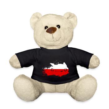 Moto Sport motor polonais Drapeau - Nounours - noir - Devant